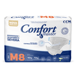 Fralda Geriátrica Regular M Confort Master - 8 Unidades