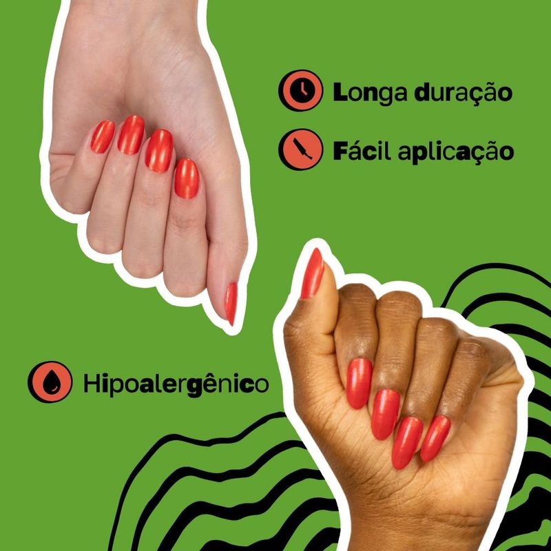 Esmalte Metálico Pôr do Show Lollapalooza Brasil Risqué - 8ml