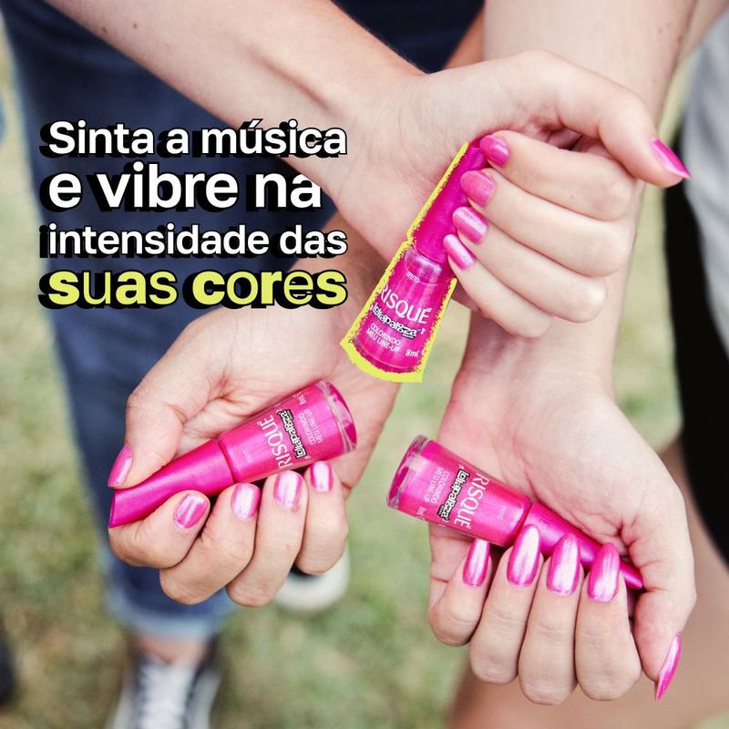 Esmalte Efeitos Colorindo Meu Line-Up Lollapalooza Brasil Risqué - 8ml