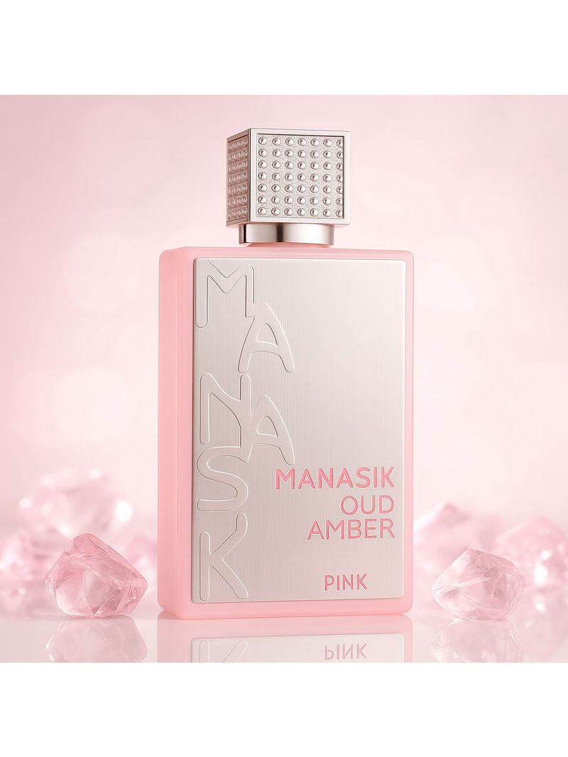 Perfume Unissex Manasik Oud Amber Pink Eau de Parfum 100ml
