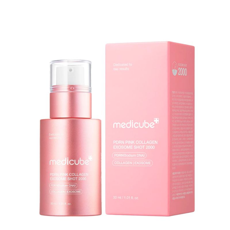 Sérum Facial Anti-idade Medicube PDRN Pink Collagen Exosome Shot 2000 30ml