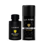 Kit La Rive Black Fury Masculino - Eau de Toilette 75ml + Desodorante 150ml