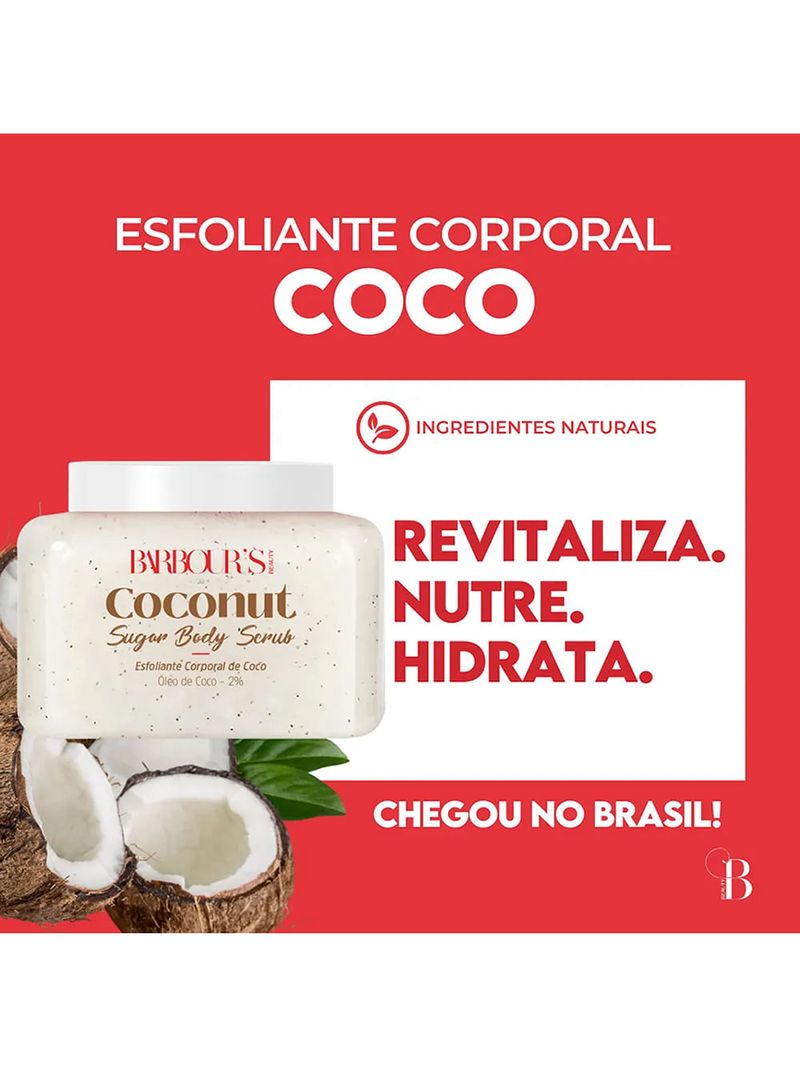 Barbour's Beauty Coconut Sugar Body Scrub - Esfoliante Corporal 400g