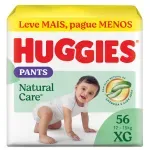 Fralda Huggies Pants Premium Natural Care 56 Unidades XG
