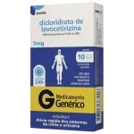 Dicloridrato de Levocetirizina 5mg Pharlab - 10 Comprimidos