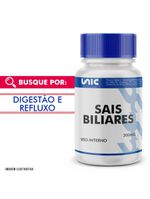 Sais Biliares 300mg 60 Cápsulas