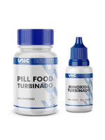 Pill food turbinado e Minoxidil turbinado 120ml