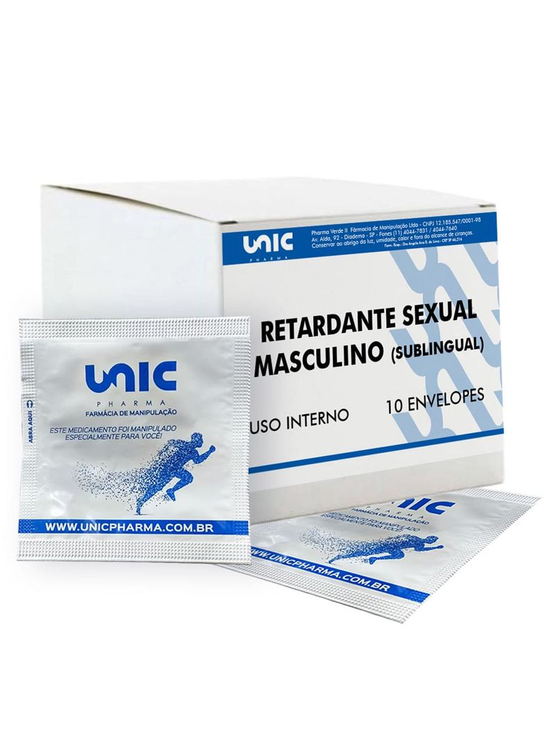 Retardante Sexual Masculino (Sublingual) - 10 Envelopes
