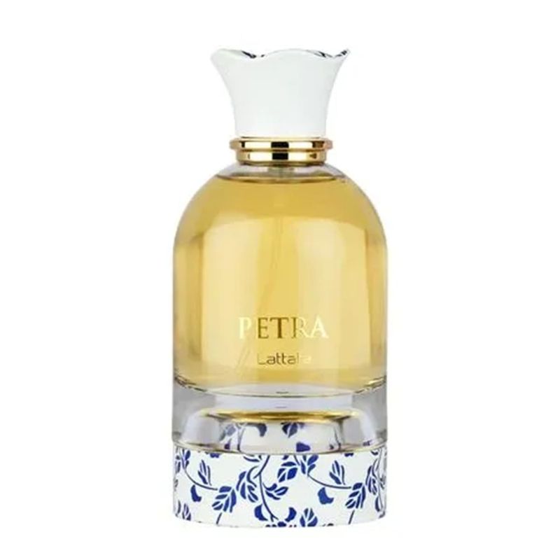 Perfume Lattafa Petra Eau De Parfum Feminino 100ml Floral Frutal Gourmand