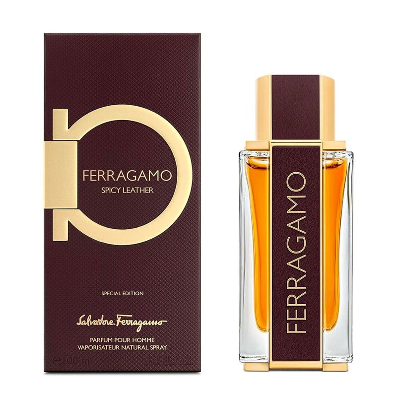 Salvatore Ferragamo Spicy Leather Parfum - Perfume Masculino 100ml
