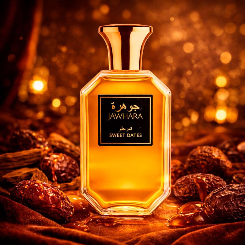 Perfume Unissex Jawhara Sweet Dates Eau de Parfum 100ml Oriental Baunilha