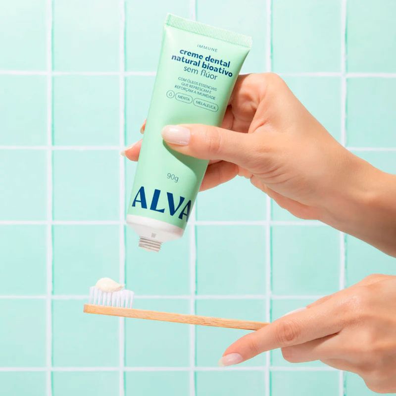 Alva Immune Menta e Melaleuca - Pasta de Dente 90g