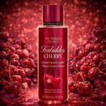 Body Splash Victoria's Secret Forbidden Cherry 250ml Cereja e Madeiras Douradas