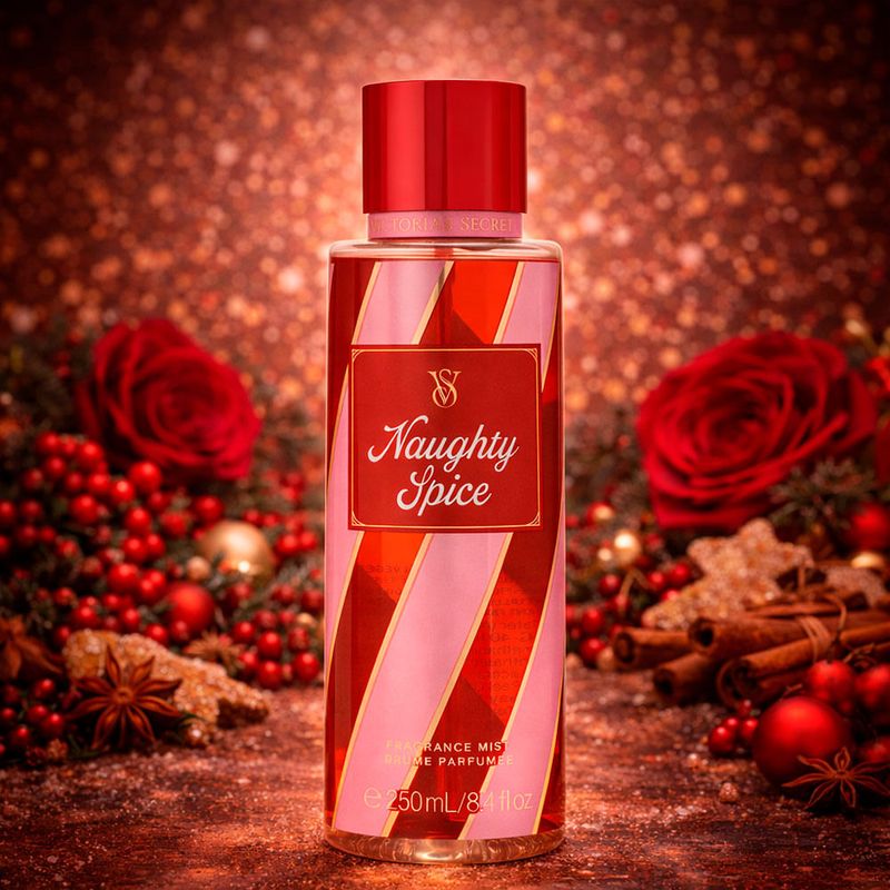 Body Splash Victoria's Secret Naughty Spice Feminino 250ml Baunilha Gourmand