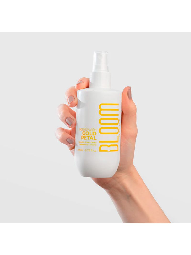 Body Splash Bloom Body Gold Petals Floral Frutado 200ml