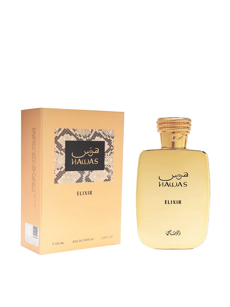 Perfume Unissex Rasasi Hawas Elixir Eau de Parfum 100ml Aromático Gourmand