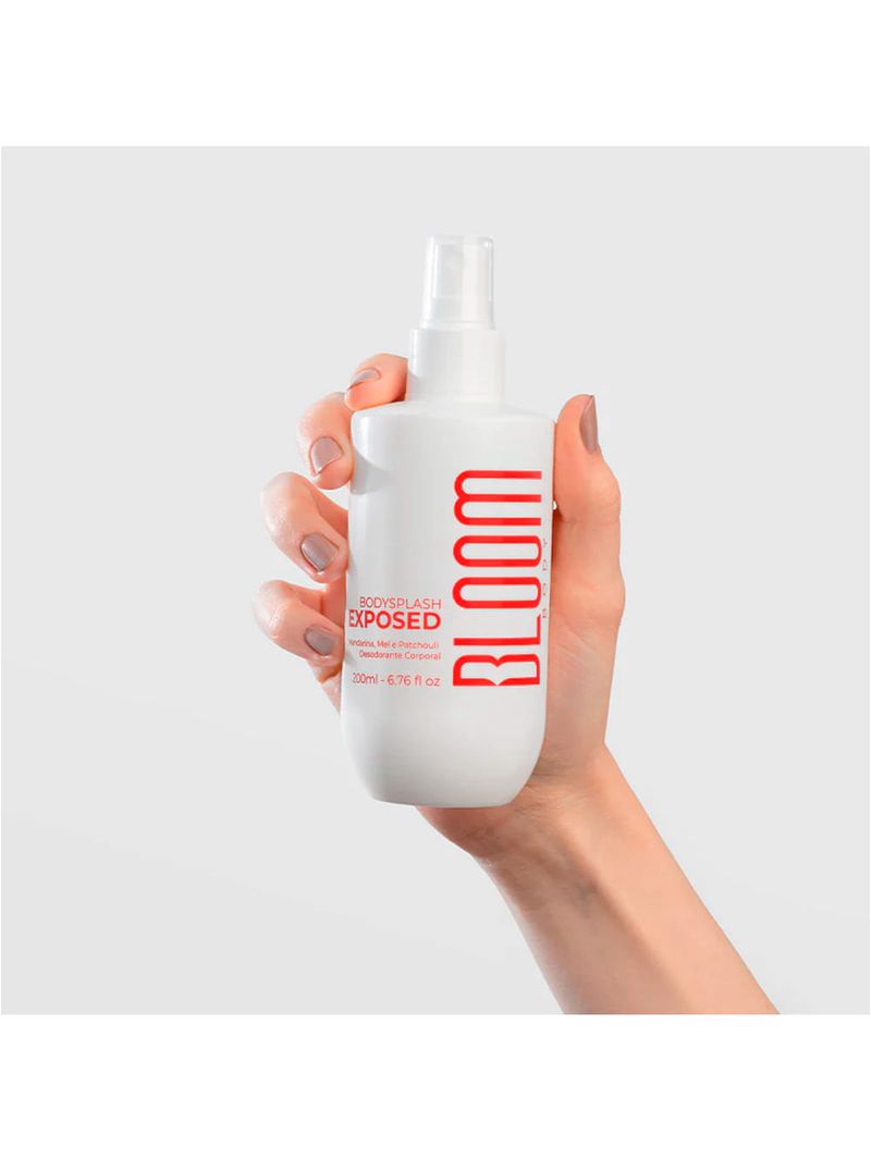 Body Splash Feminino Bloom Body Exposed Floral Frutado 200ml