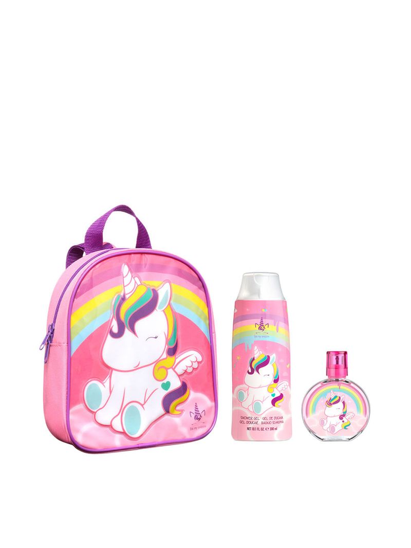 Kit Eau My Unicorn Feminino - Eau de Toilette 50ml + Shower Gel 300ml + Mochila