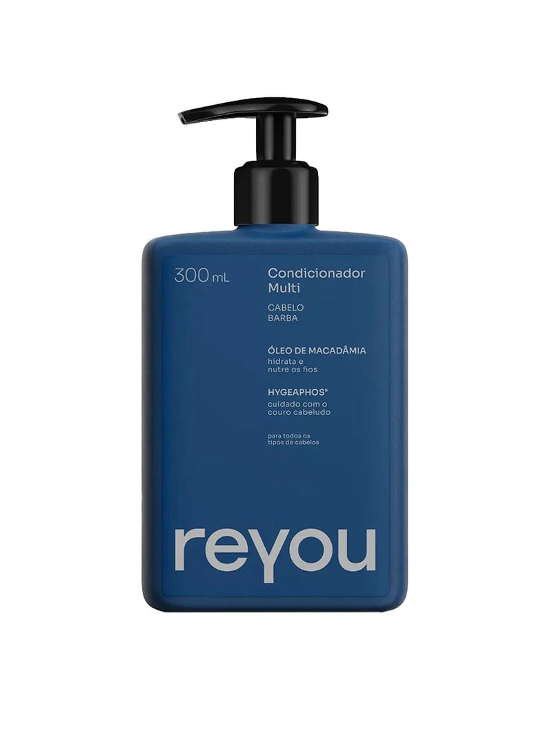 Condicionador Multi Óleo de Macadâmia Hygeaphos 300ml Reyou