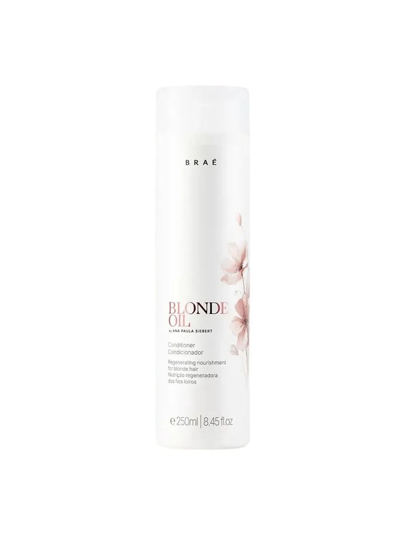Condicionador Blonde Oil Ana Paula Siebert Cabelos Loiros 250ml Braé
