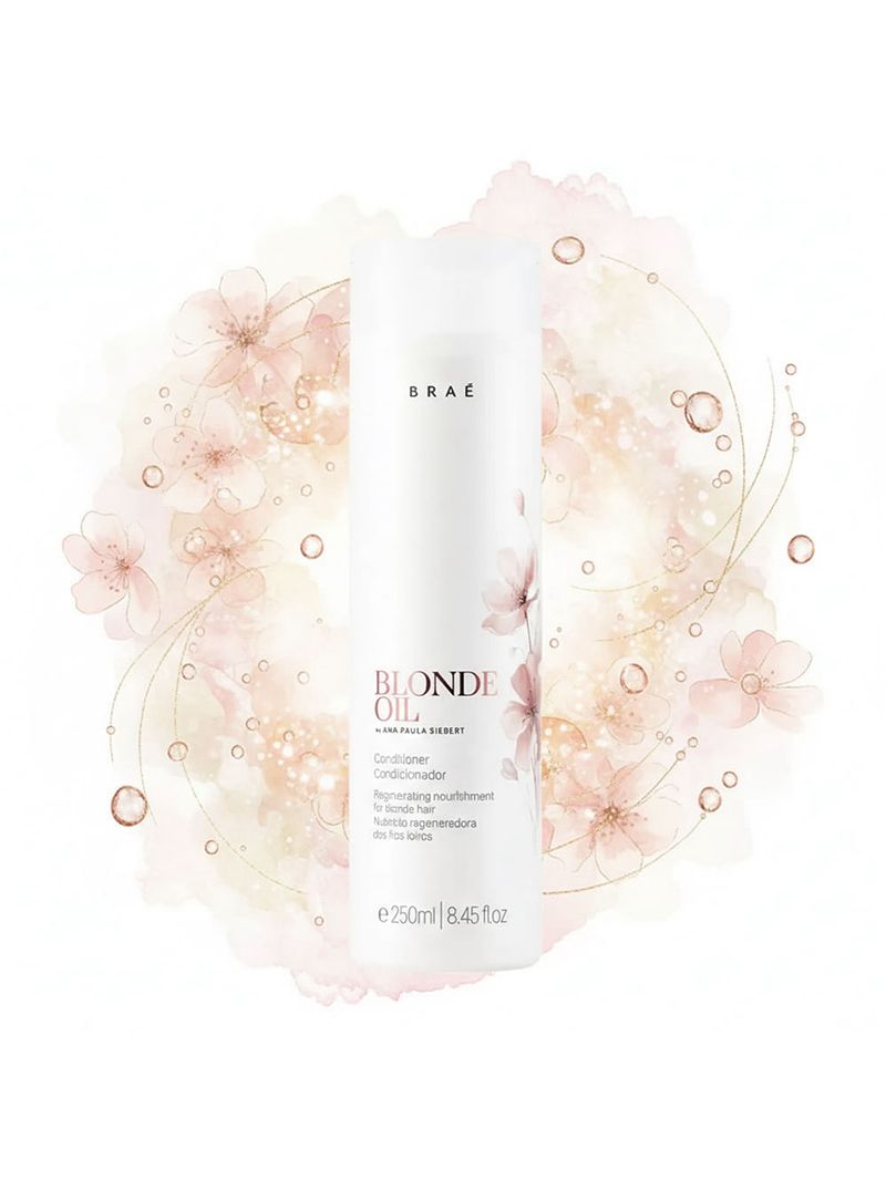 Condicionador Blonde Oil Ana Paula Siebert Cabelos Loiros 250ml Braé