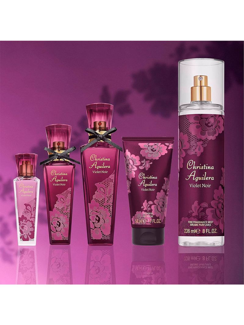 Body Mist Christina Aguilera Violet Noir Desodorante Corporal 236ml