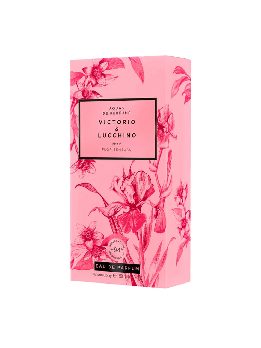 Perfume Águas Intensas Nº 17 150ml Flor Sensual Victorio