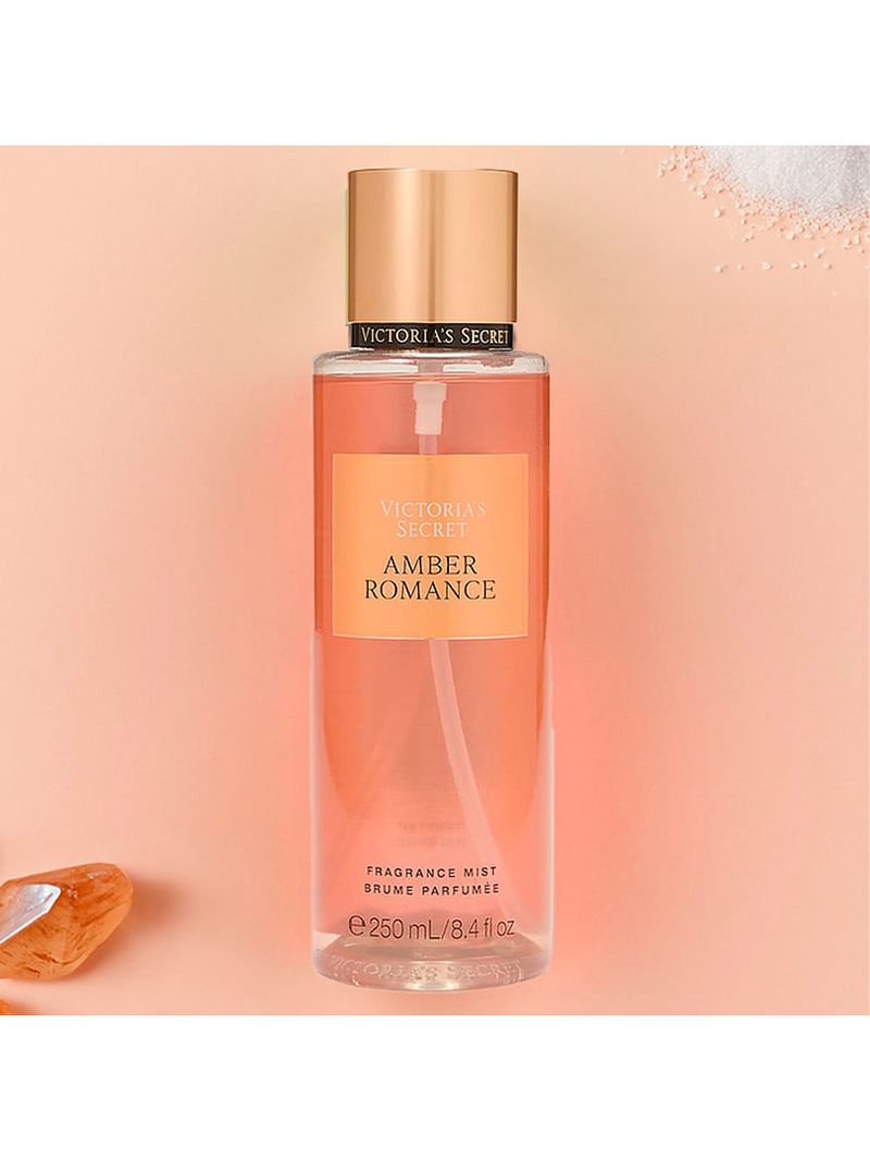 Body Splash Victoria's Secret Amber Romance Feminino 250ml Fragrância Âmbar e Baunilha