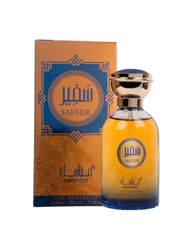 Perfume Feminino Manasik Safeer Eau de Parfum 100ml Oriental Amadeirado