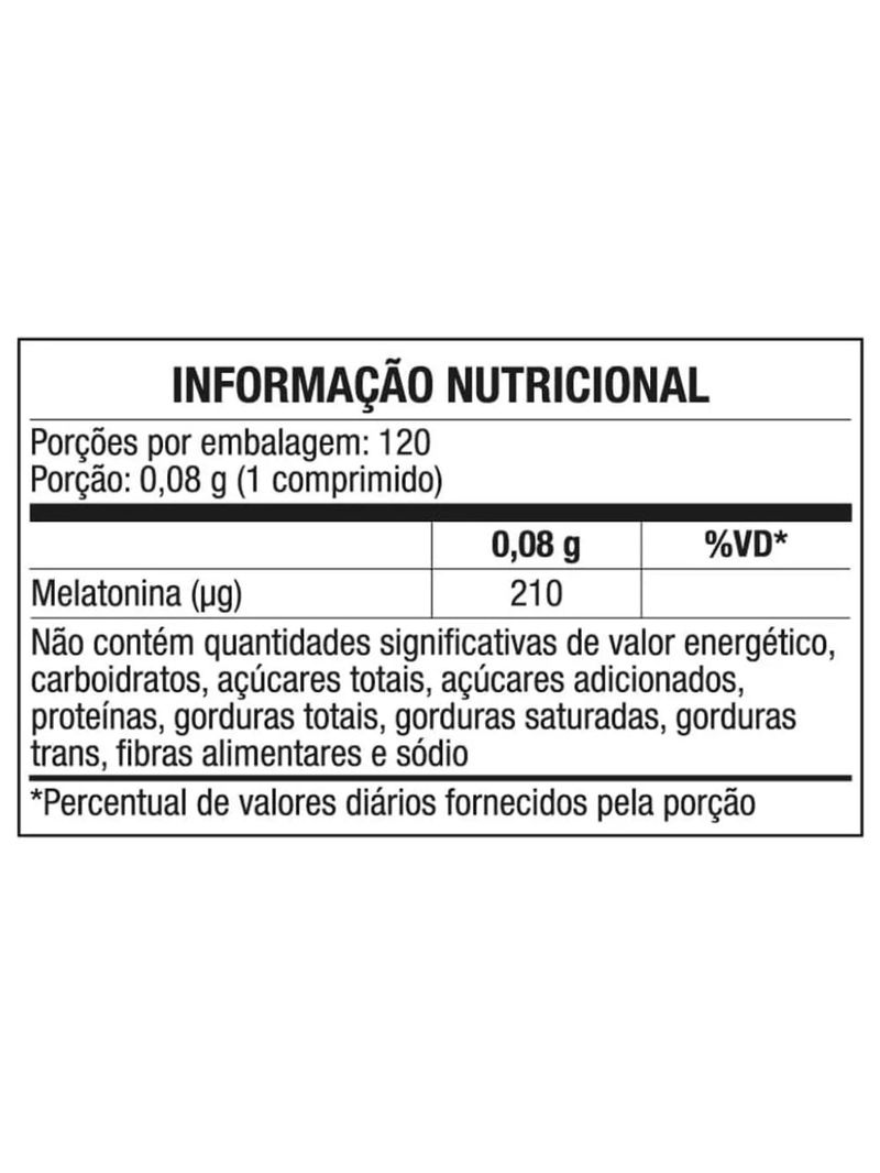 Melatonina Fast 210mcg Menta Equaliv 120comp