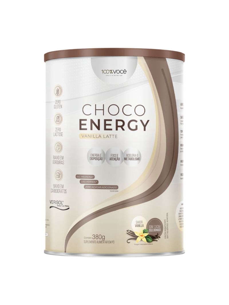 Choco Energy Vanilla 100% Você 380g