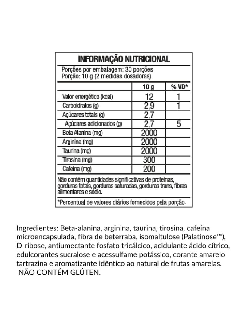 Pre-Workout Frutas Amarelas Diabo Verde 300g