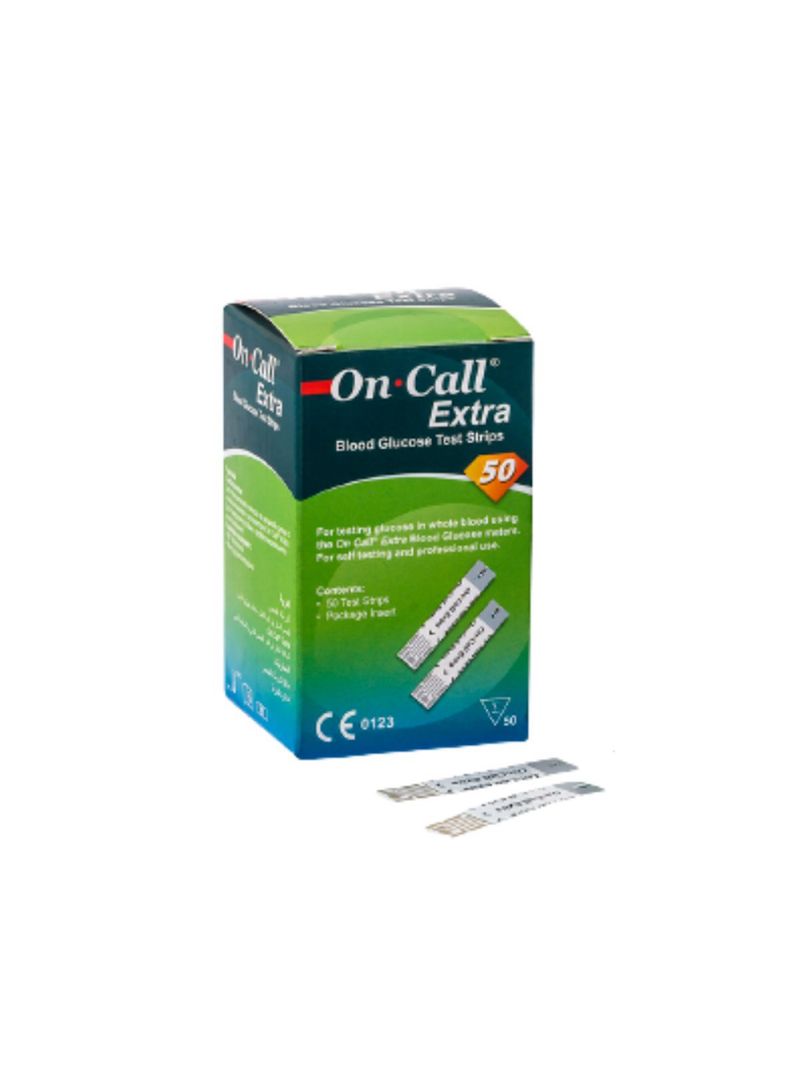 50 Tiras de Glicose On Call Extra Mobile