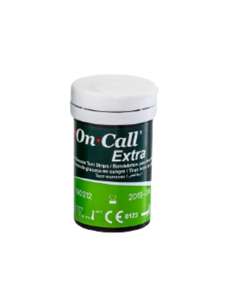 50 Tiras de Glicose On Call Extra Mobile