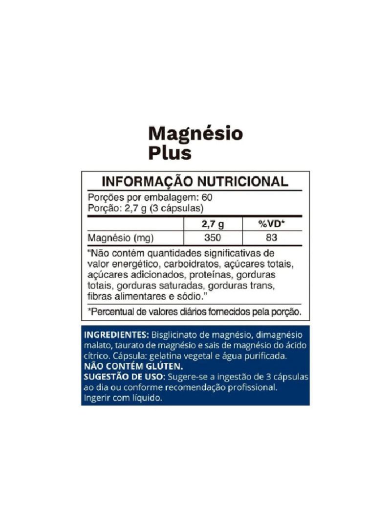 Magnésio Plus Ocean Drop 900mg 180cáps
