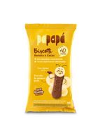 Biscoito Infantil Biscotti com Banana e Cacau Papapá 60g