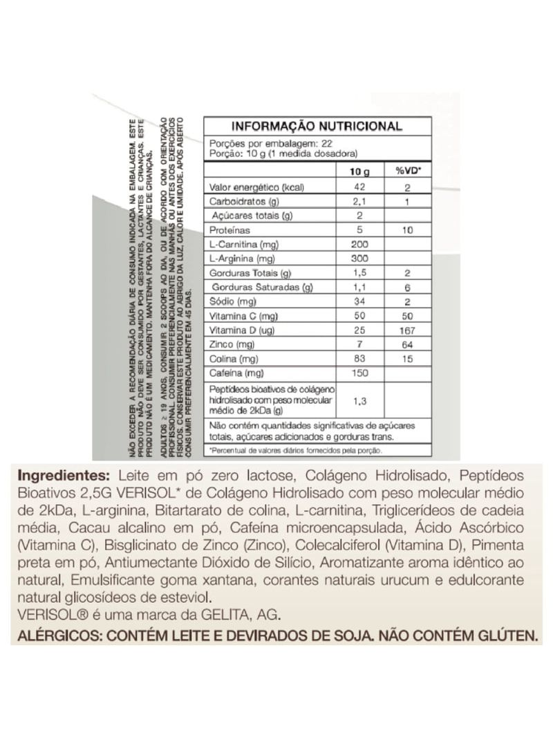 Choco Energy Vanilla 100% Você 220 g