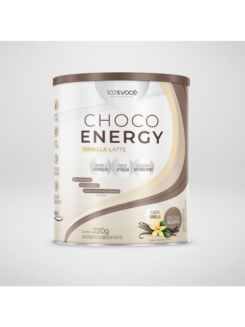 Choco Energy Vanilla 100% Você 220 g