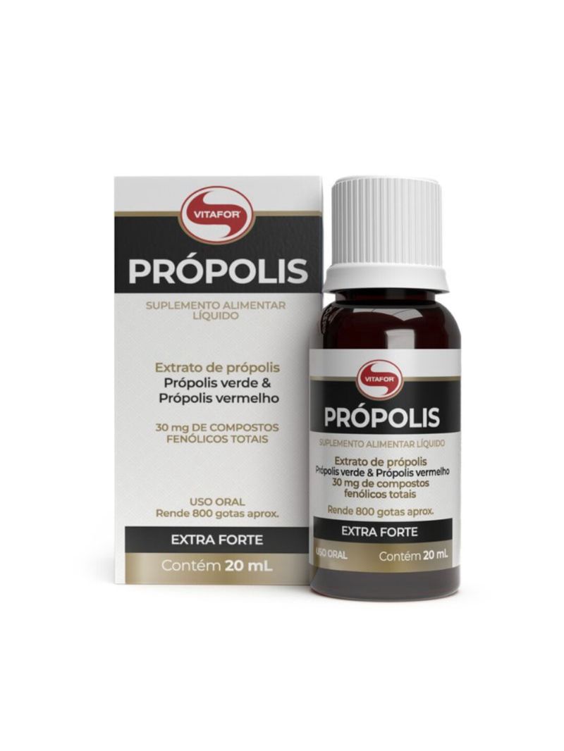 Extrato De Própolis Verde E vermelho Vitafor 20ml