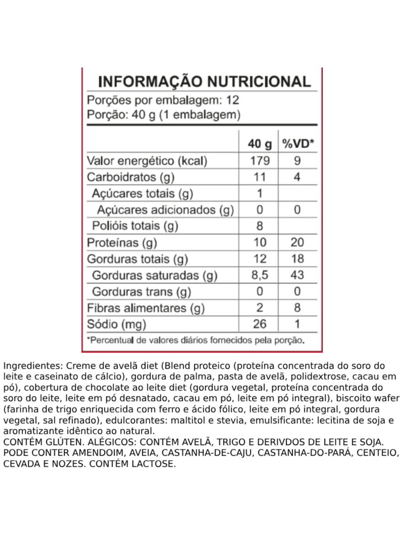 Bold Tube Avelã Bold Snacks 40g