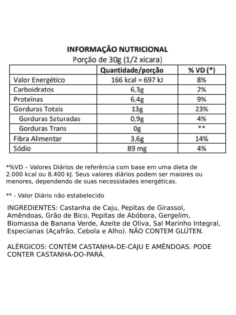 Granola Salgada Oliva e Páprica Leve Croc 200g