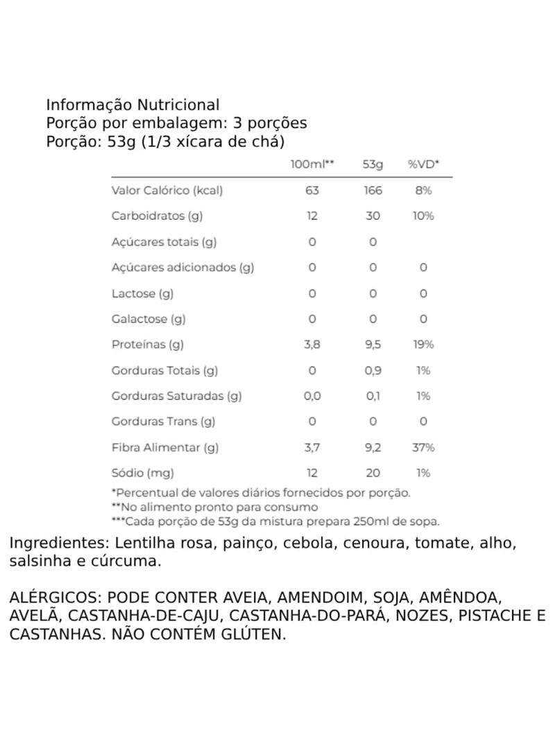 Sopa da Nona Mexidona 160g