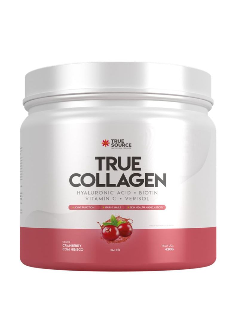 Collagen Cranberry com Hibisco True Source 420g