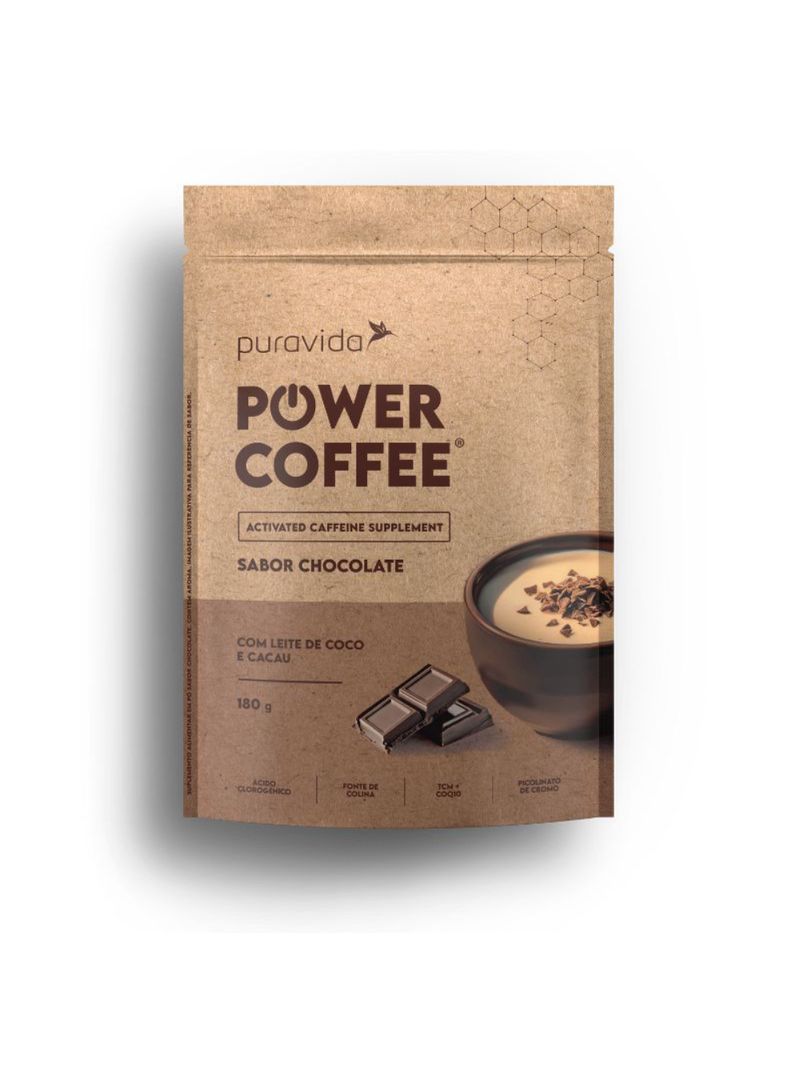 Power Coffee Chocolate Puravida 180g