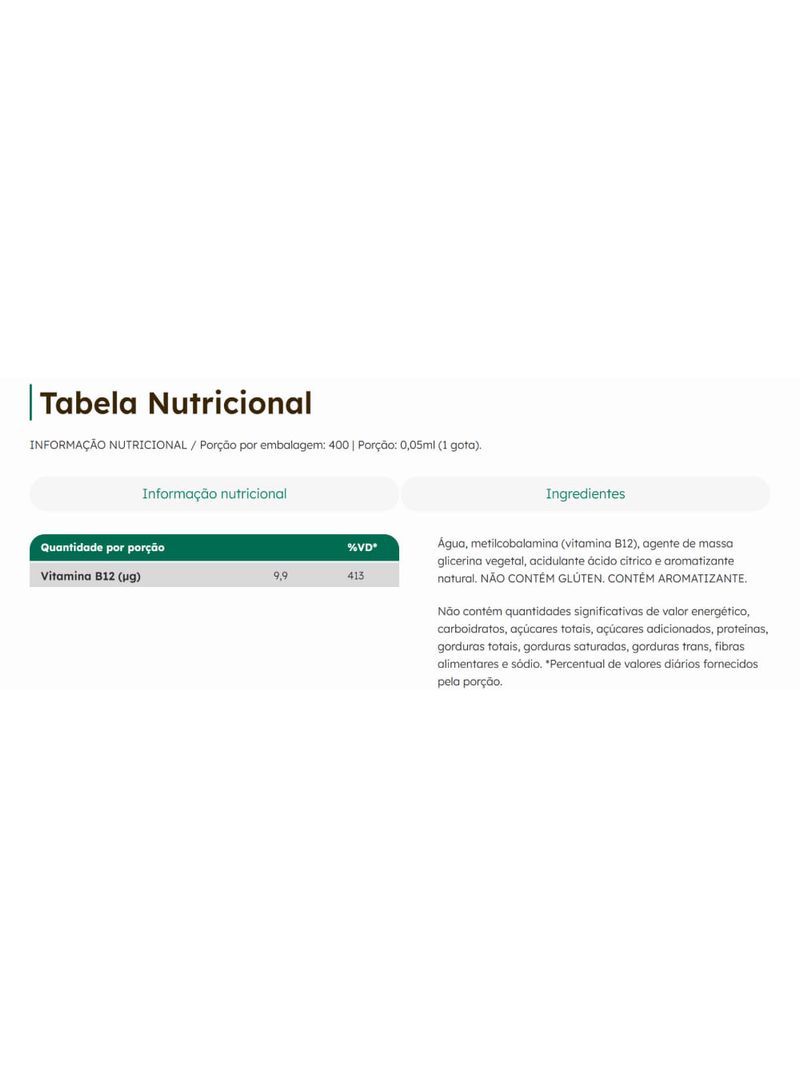 Vit B12 Limão e Morango Nutrify 20ml