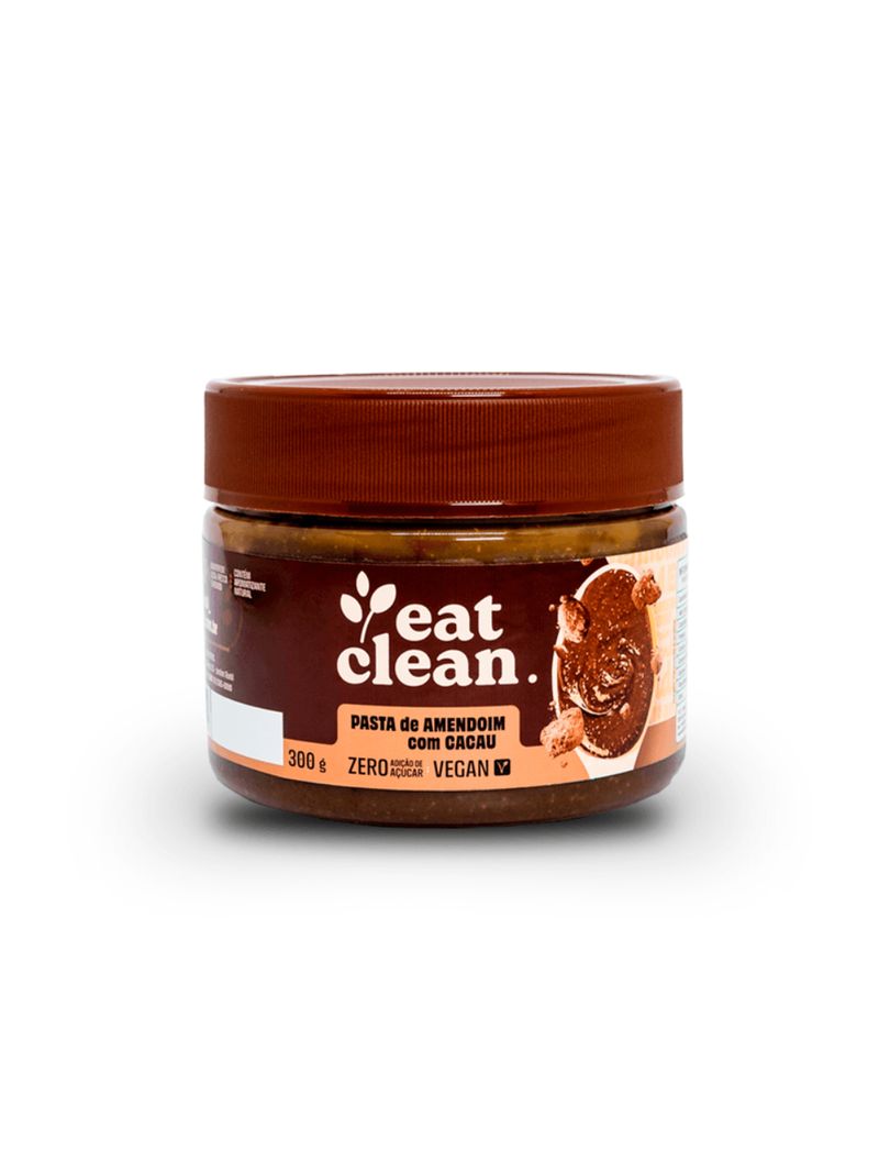 Pasta Amendoim Com Cacau Eat Clean 300g