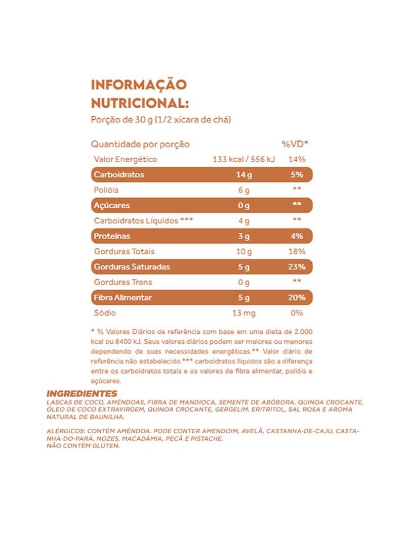 Granola Classic Vanilla Puravida 180g