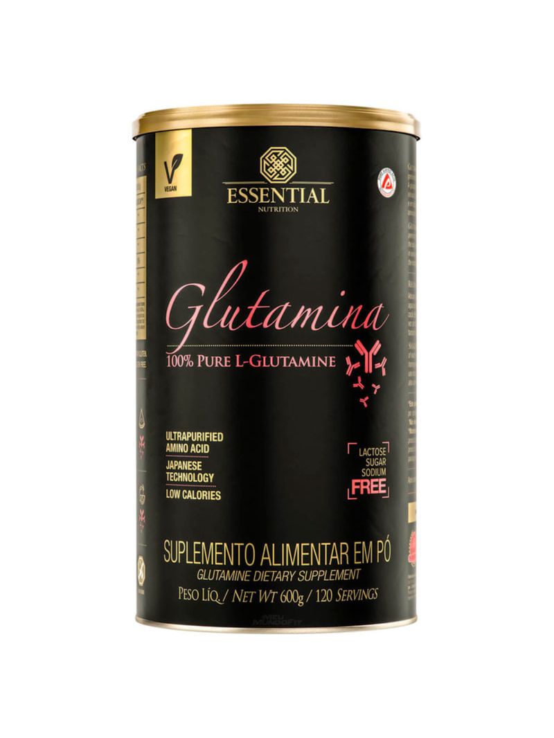 Glutamina 100% Pure Essential Nutrition 600g
