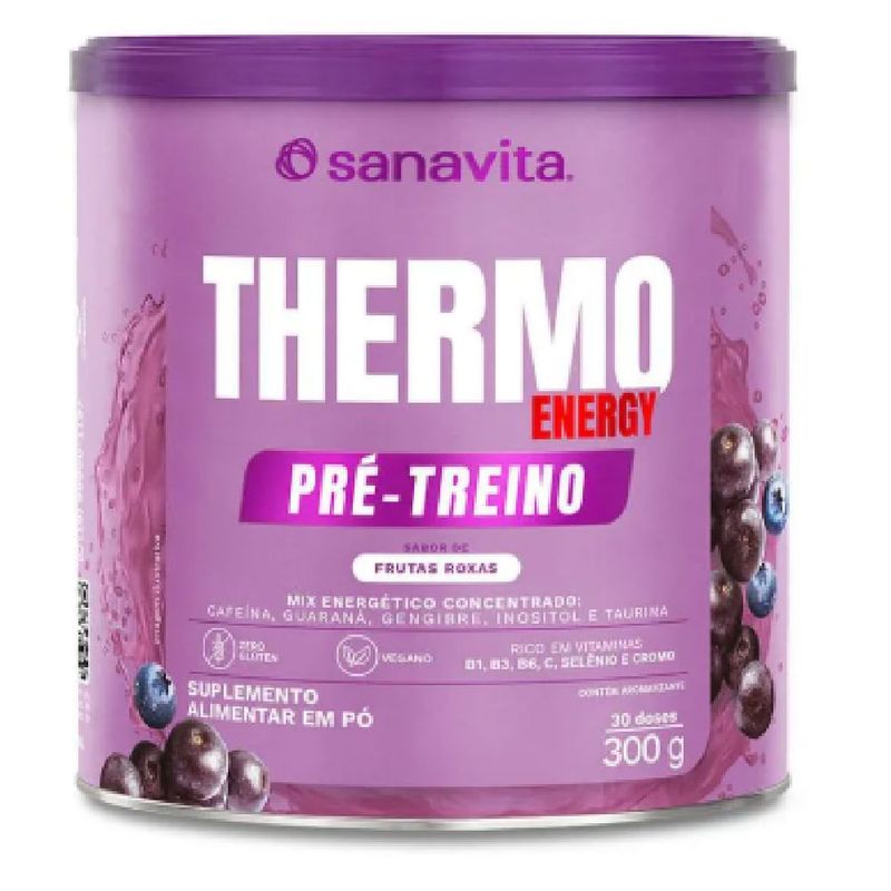 Thermo Energy Frutas Roxas Sanavita 300g