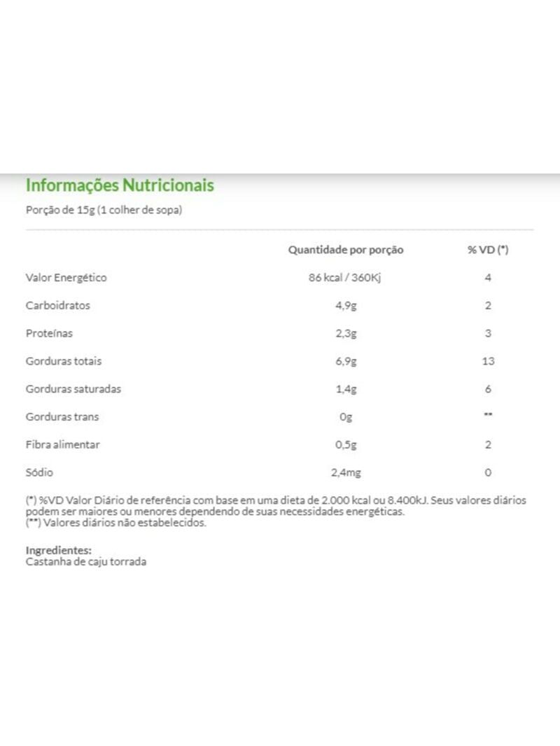Pasta de Castanha de Caju Integral 160g - Eat Clean